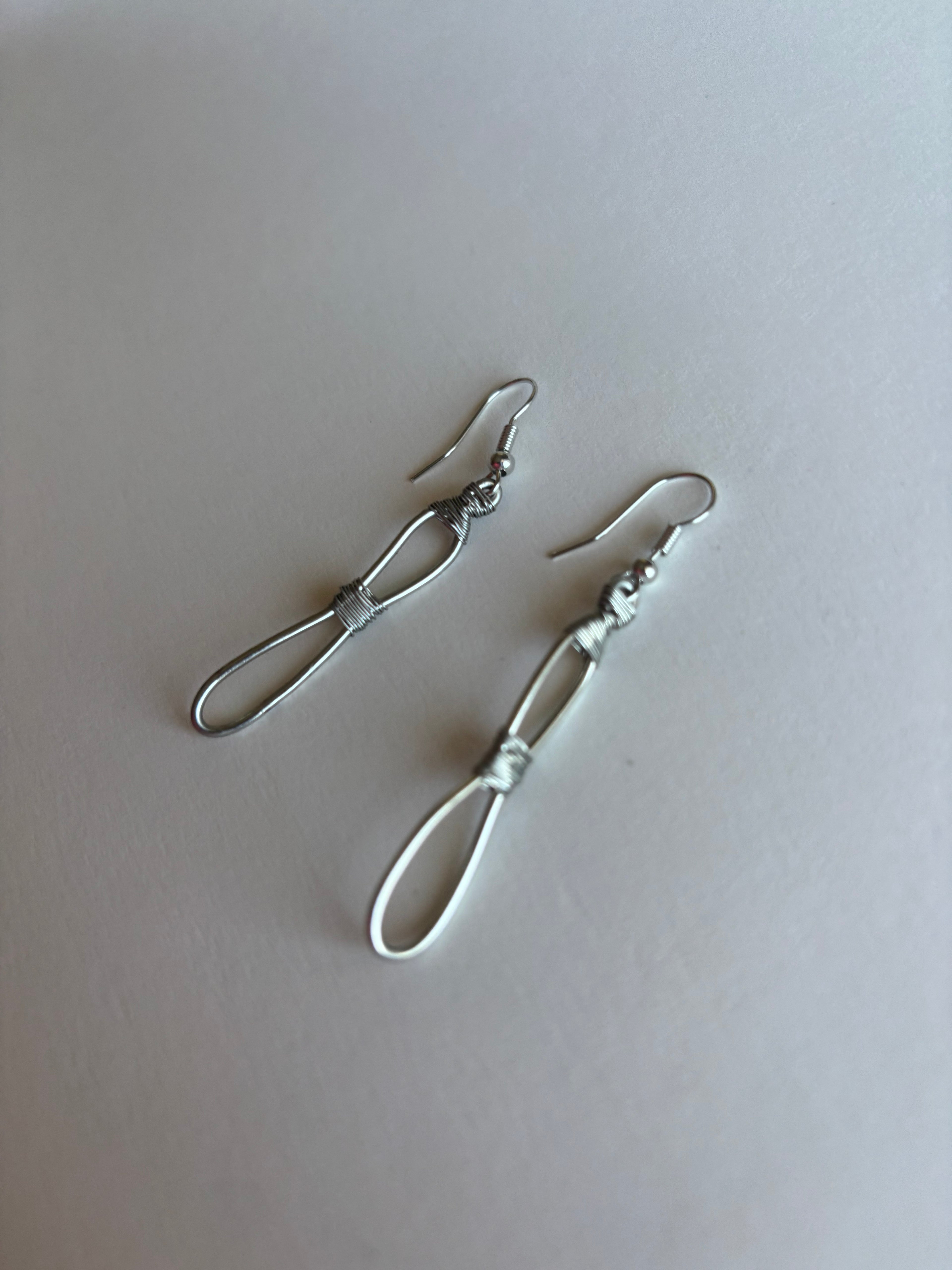 Lumen Loop Earrings — Sculpted Minimalism in Motion