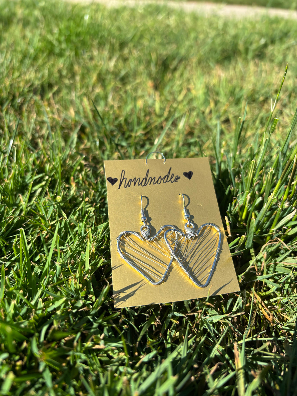 Luna Heart Dangle Earrings