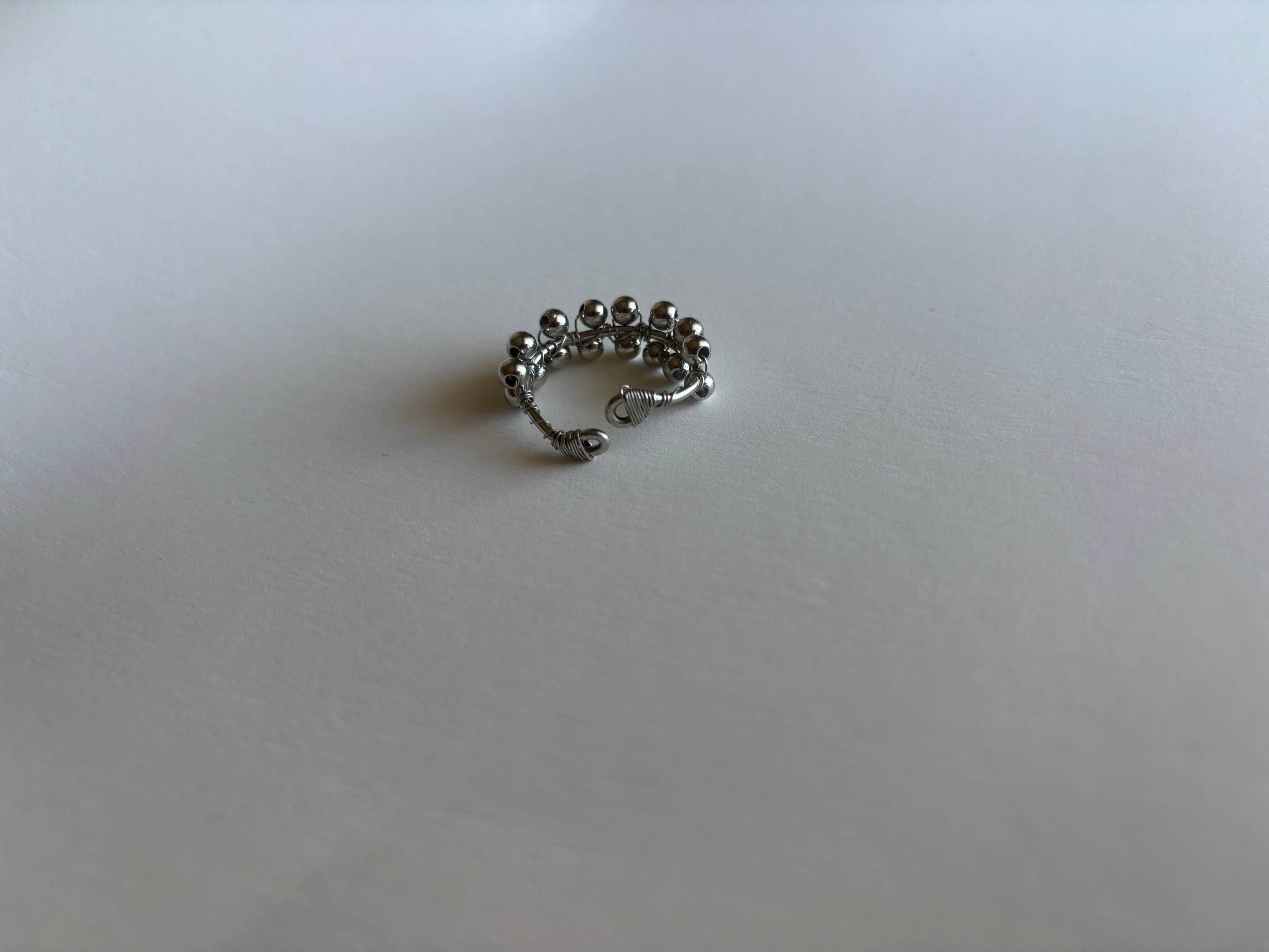 Ethereal Beaded Orbit Ring
