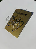 Luna Heart Dangle Earrings