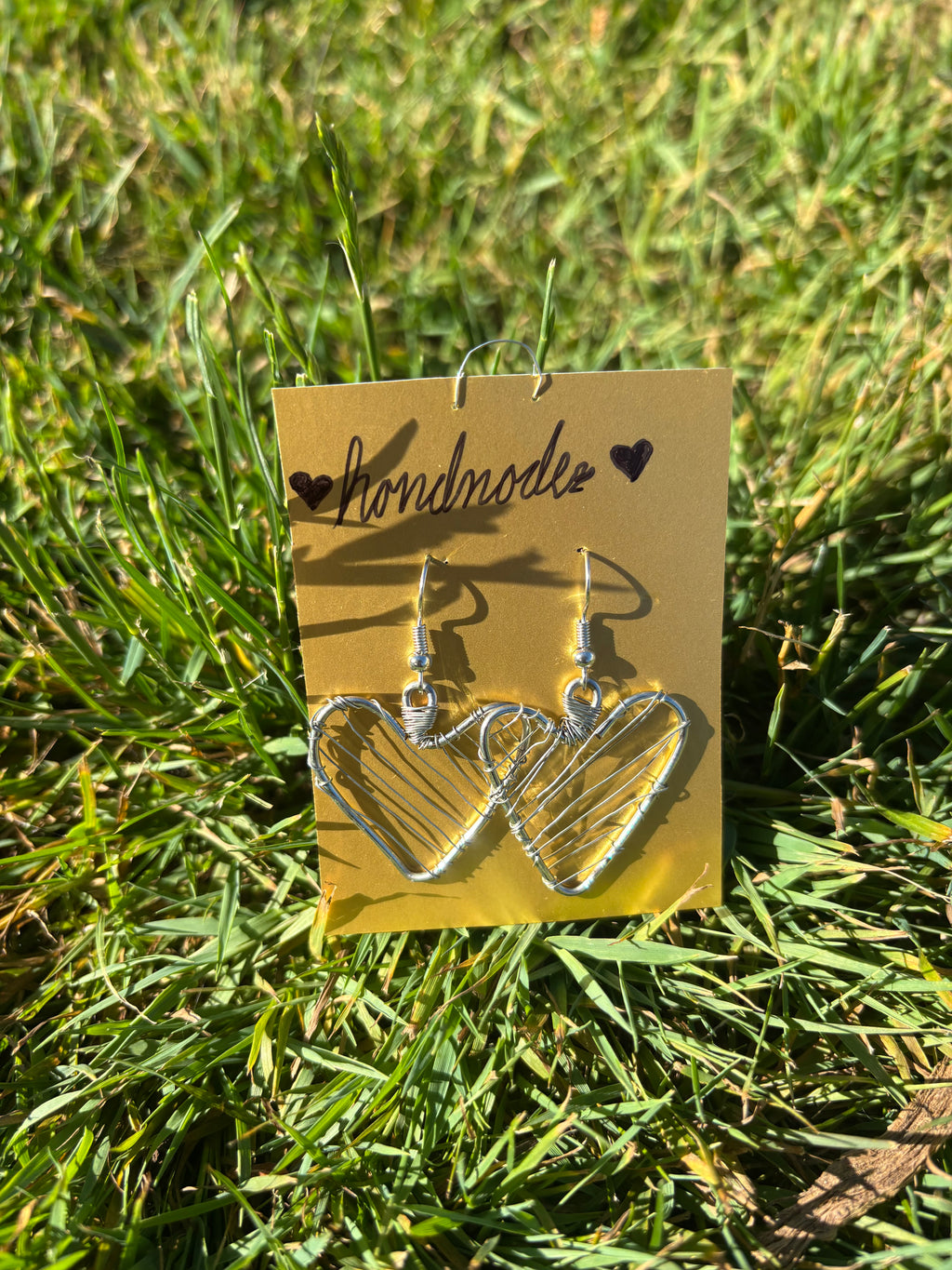 Luna Heart Dangle Earrings