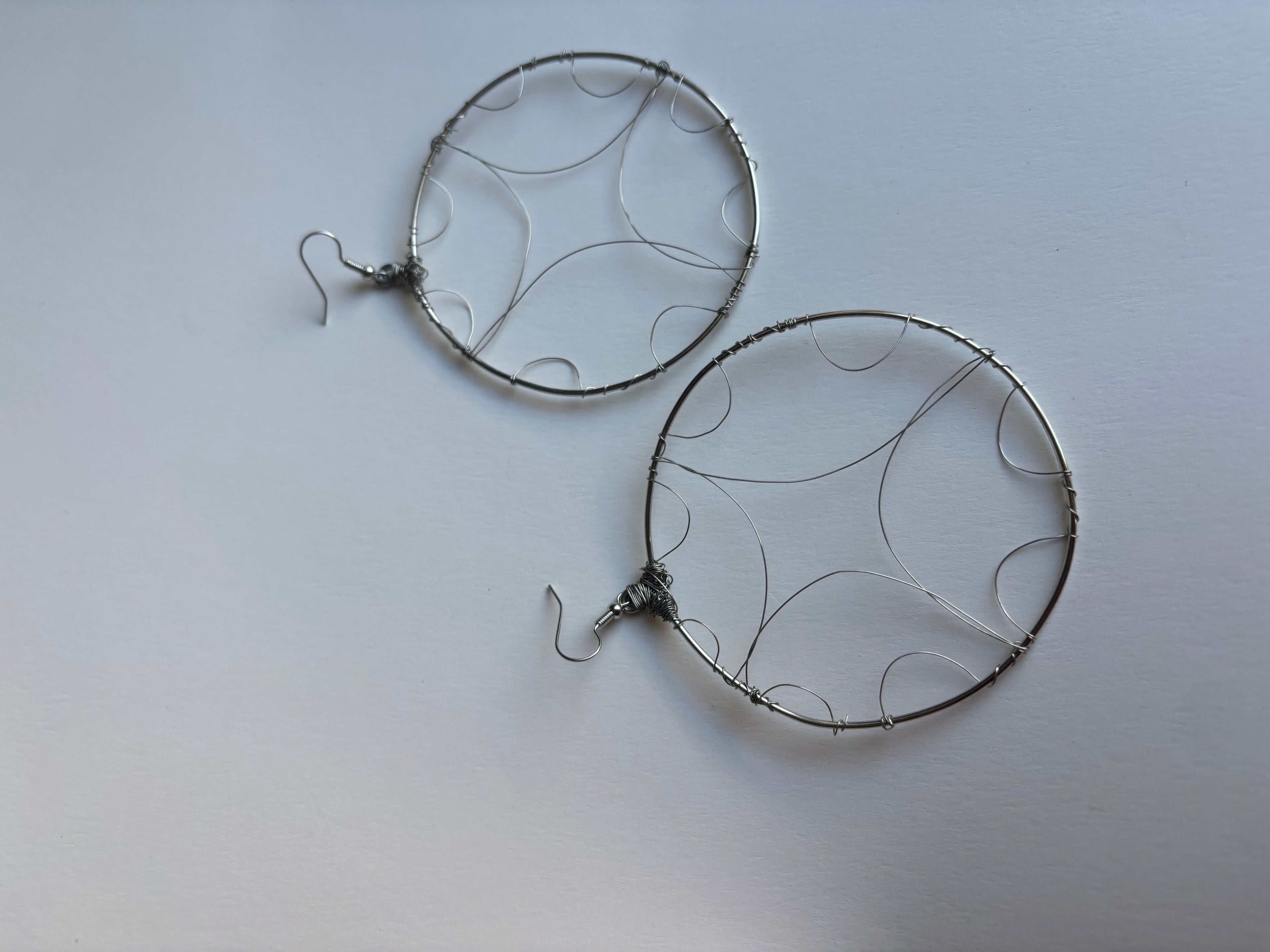 Celestial Wire Star Hoops