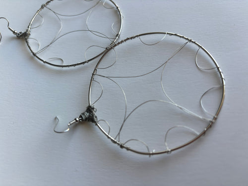 Celestial Wire Star Hoops