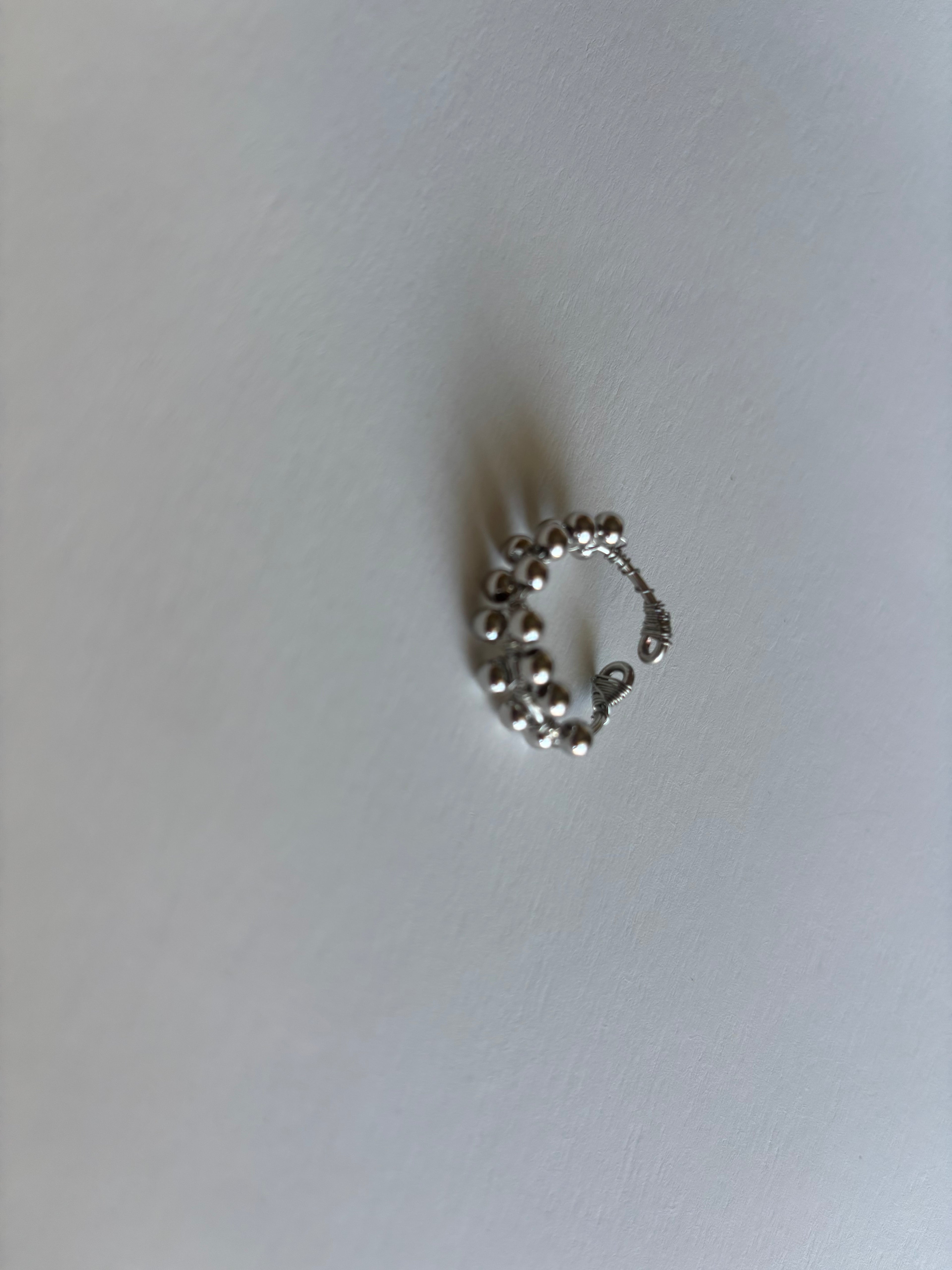 Ethereal Beaded Orbit Ring